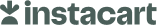 Instacart logo featuring a shopping cart icon and the word 'instacart' in gray on a dark background.