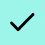 A black checkmark symbol on a light blue-green background, indicating completion or correctness.